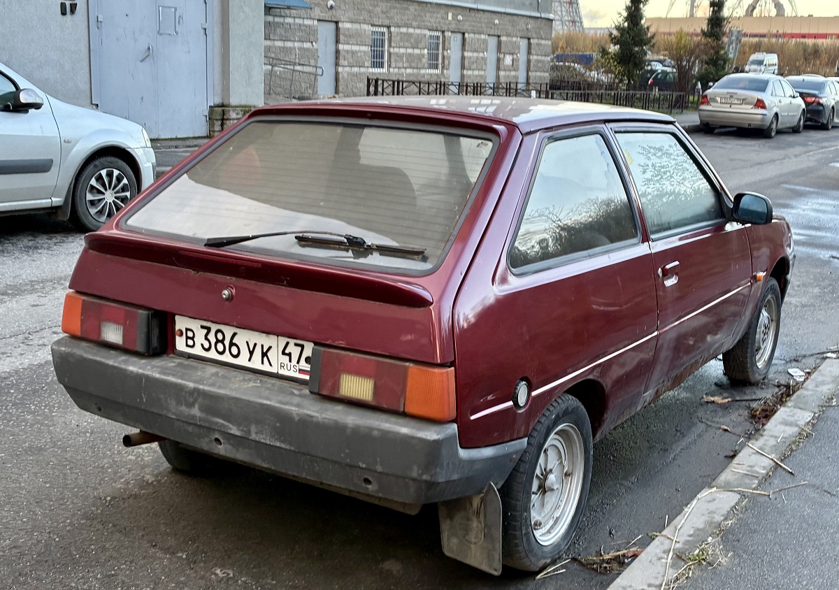 Ленинградская область, № В 386 УК 47 — ЗАЗ-110207 Таврия '99-07