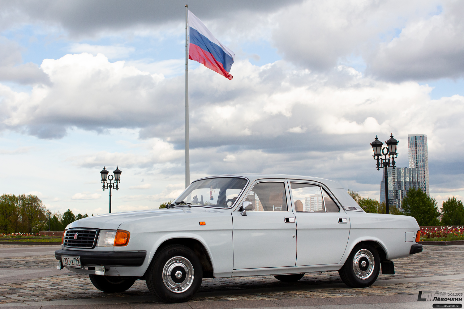 Москва, № У 322 УК 799 — ГАЗ-31029 Волга '92-97; Москва — Круг Победы 2025