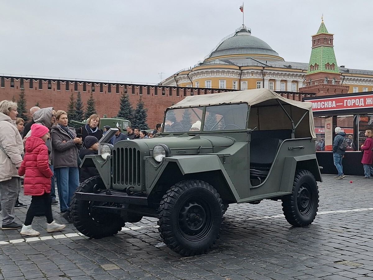 Москва, № (77) Б/Н 0909 — ГАЗ-67Б '44-53; Москва — Выставка "Город живых историй"