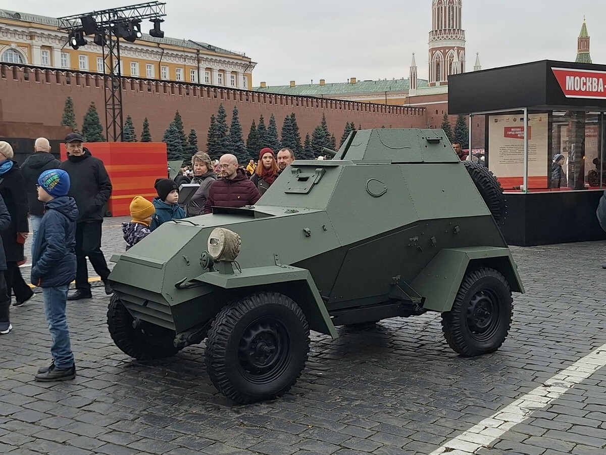 Москва, № (77) Б/Н 0911 — БА-64Б '42-46; Москва — Выставка "Город живых историй"; Транспортные средства без номеров (Москва)