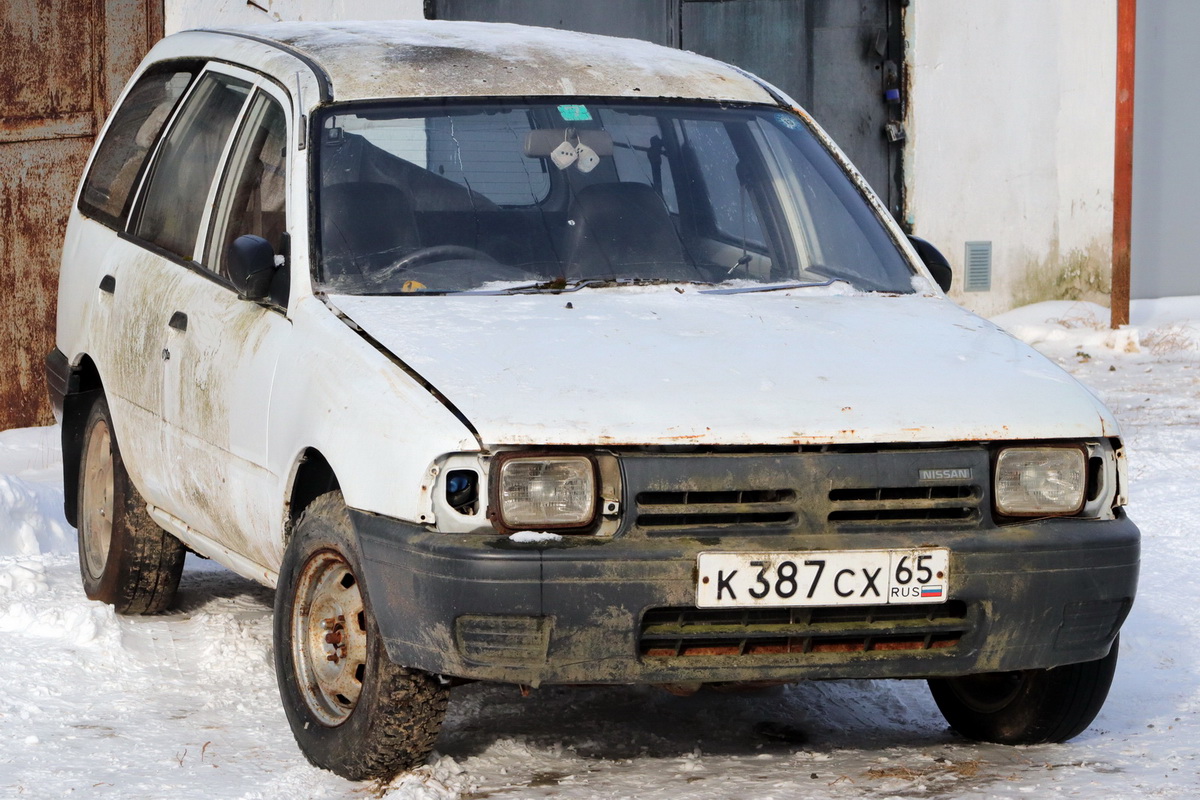 Сахалинская область, № К 387 СХ 65 — Nissan AD (Y10) '90–99
