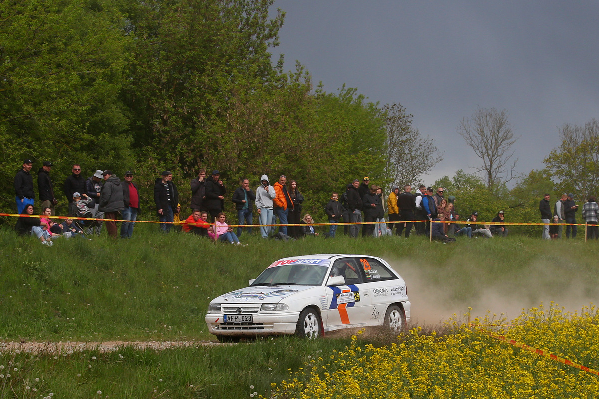 Литва, № AFP 623 — Opel Astra (F) '91-98; Литва — Rally Kėdainiai 2025