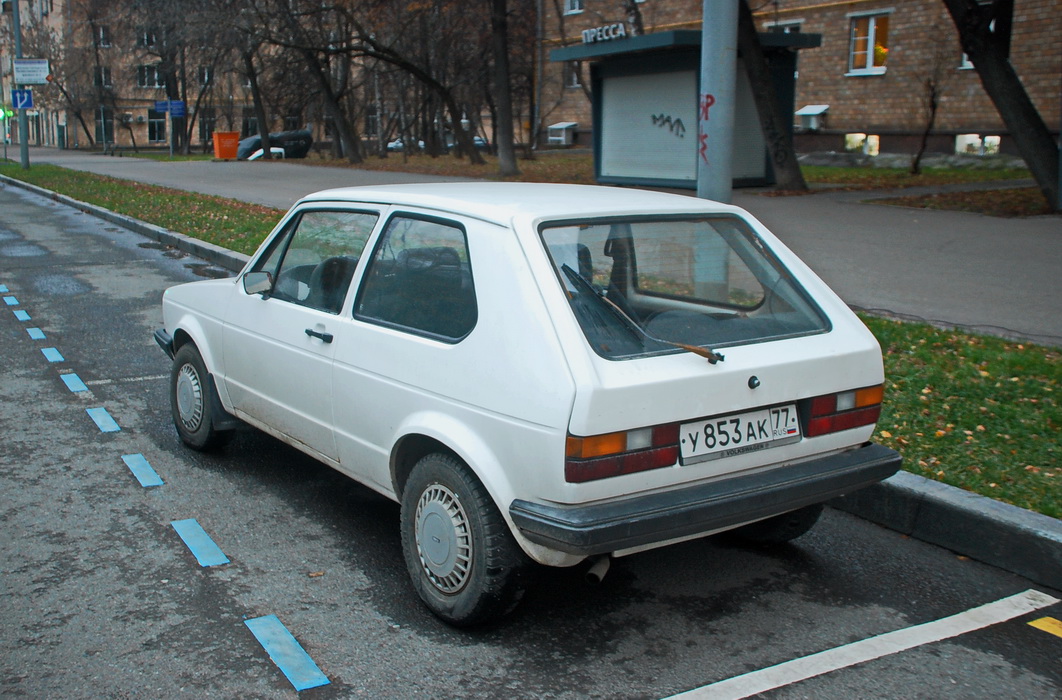 Москва, № У 853 АК 77 — Volkswagen Golf (Typ 17) '74-88