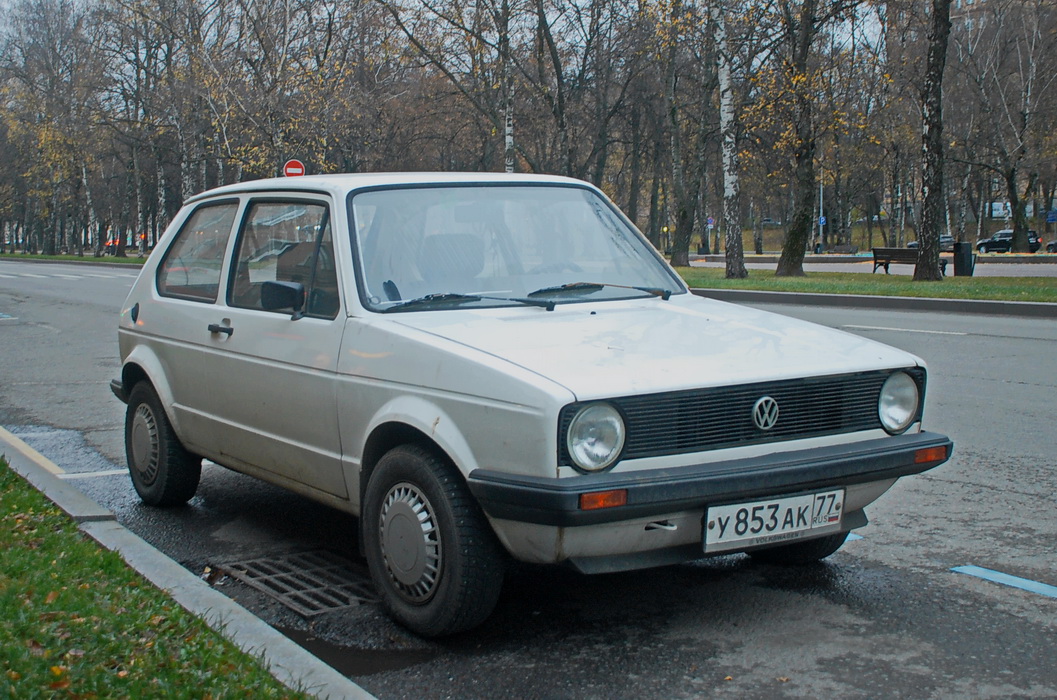 Москва, № У 853 АК 77 — Volkswagen Golf (Typ 17) '74-88