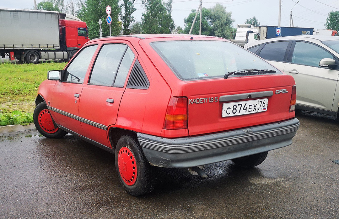 Ярославская область, № С 874 ЕХ 76 — Opel Kadett (E) '84-95