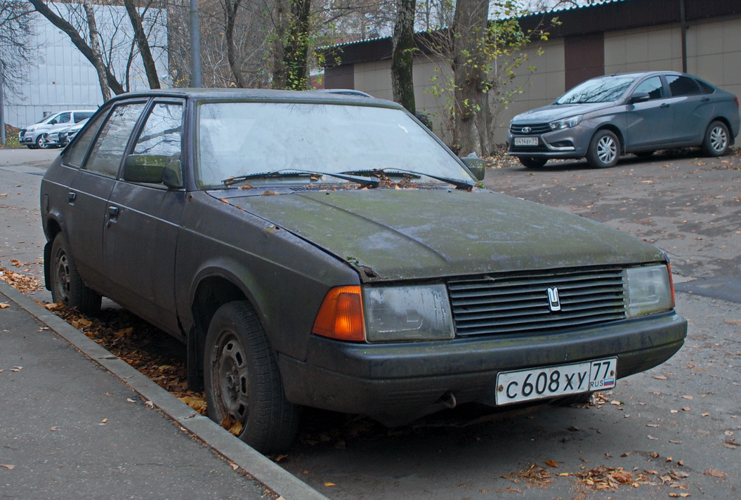 Москва, № С 608 ХУ 77 — Москвич-2141 '86-98
