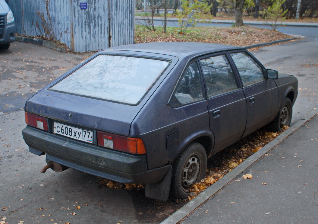 Москва, № С 608 ХУ 77 — Москвич-2141 '86-98