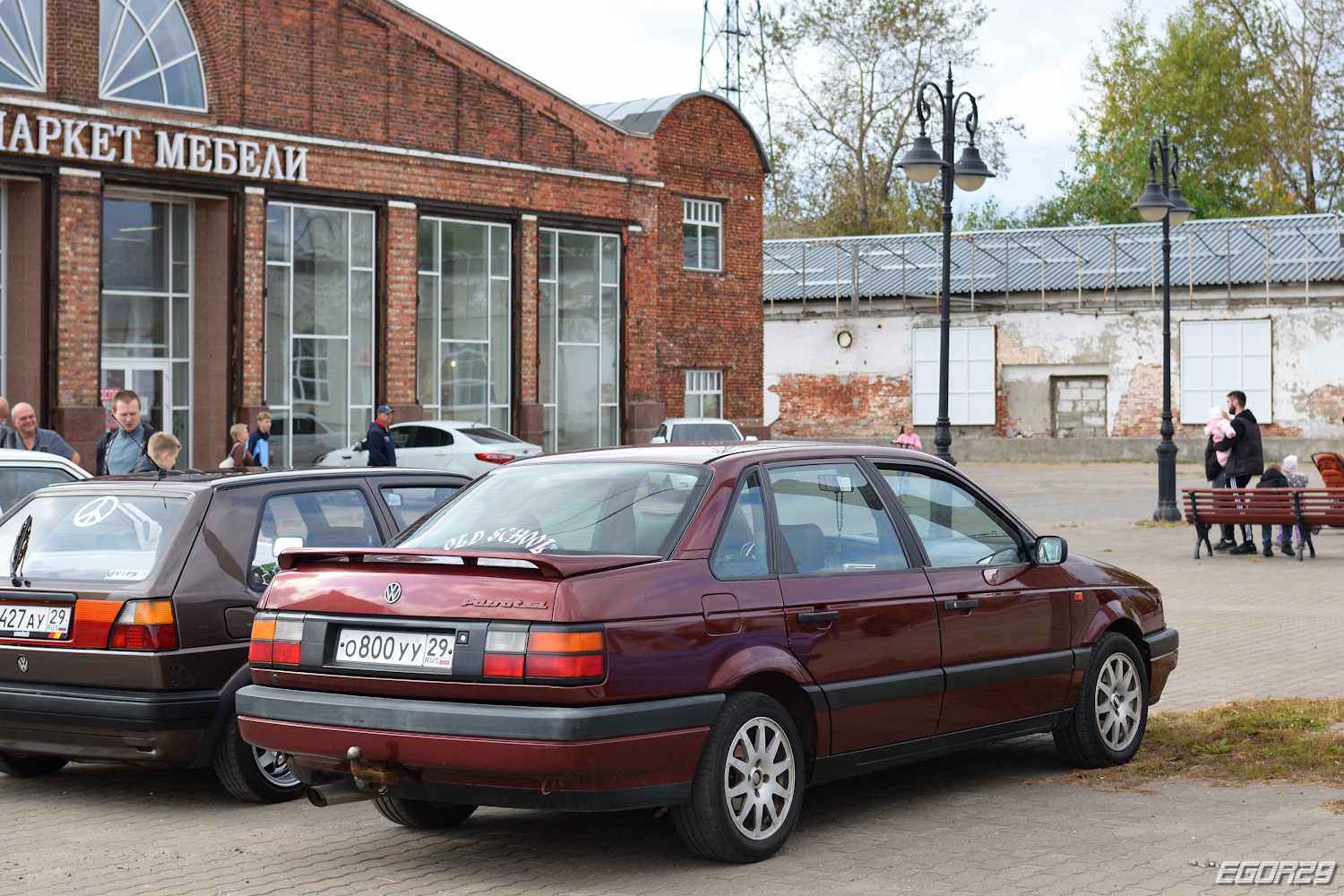 Архангельская область, № О 800 УУ 29 — Volkswagen Passat (B3) '88-93; Архангельская область — Закрытие сезона клуба эксклюзивных и ретро-автомобилей Поморья 2025