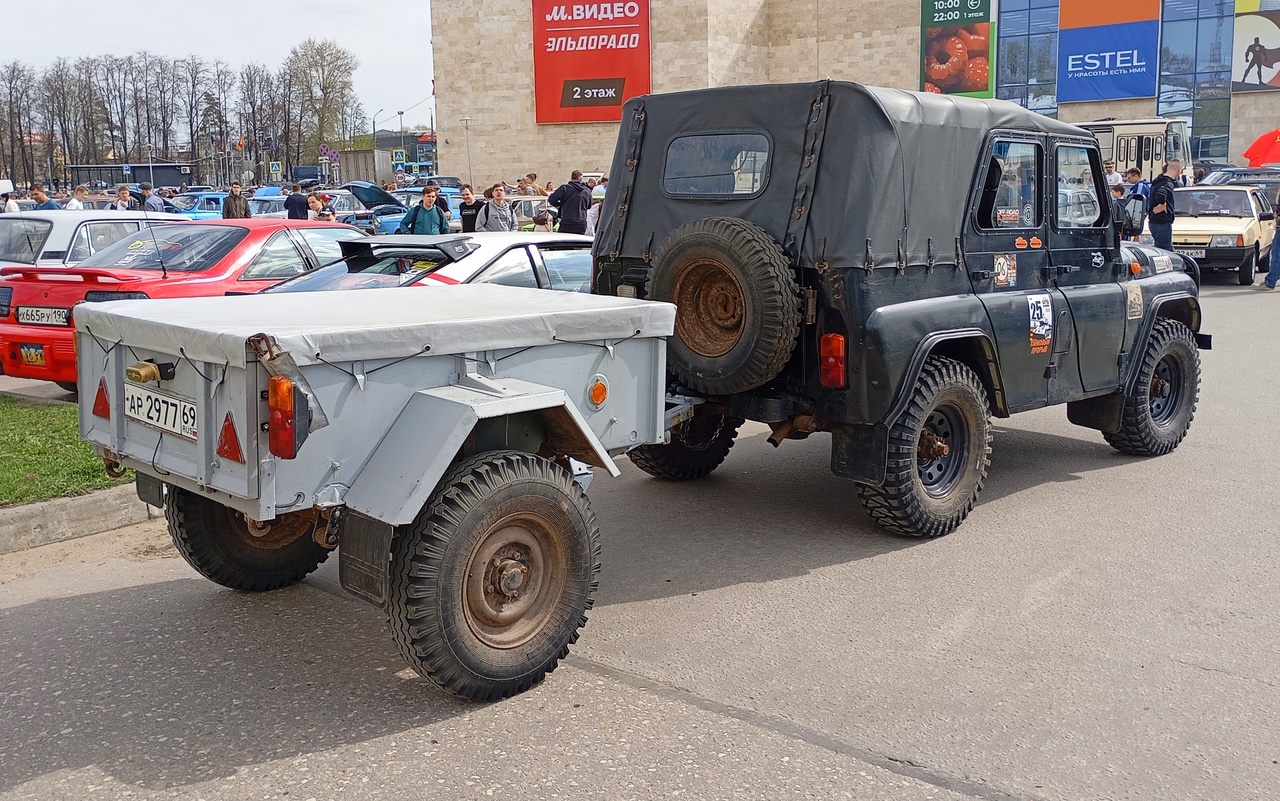 Тверская область, № АР 2977 69 — УАЗ-8109; Тверская область, № К 849 КН 69 — УАЗ-31512 '85-03; Тверская область — Открытие сезона 2025 Тверского ретро-клуба