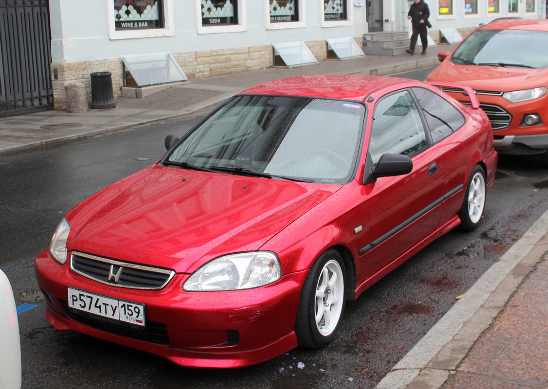 Пермский край, № Р 574 ТУ 159 — Honda Civic (6G) '95-98