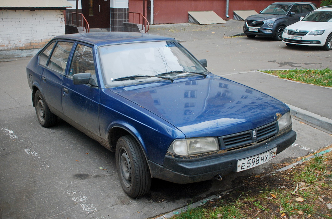 Москва, № Е 598 НХ 99 — Москвич-214122 Святогор '98-01