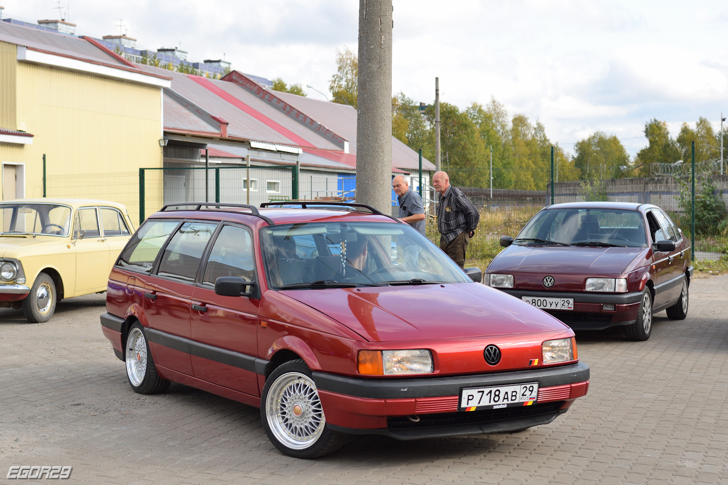 Архангельская область, № Р 718 АВ 29 — Volkswagen Passat Variant (B3) '88-93; Архангельская область — Закрытие сезона клуба эксклюзивных и ретро-автомобилей Поморья 2025