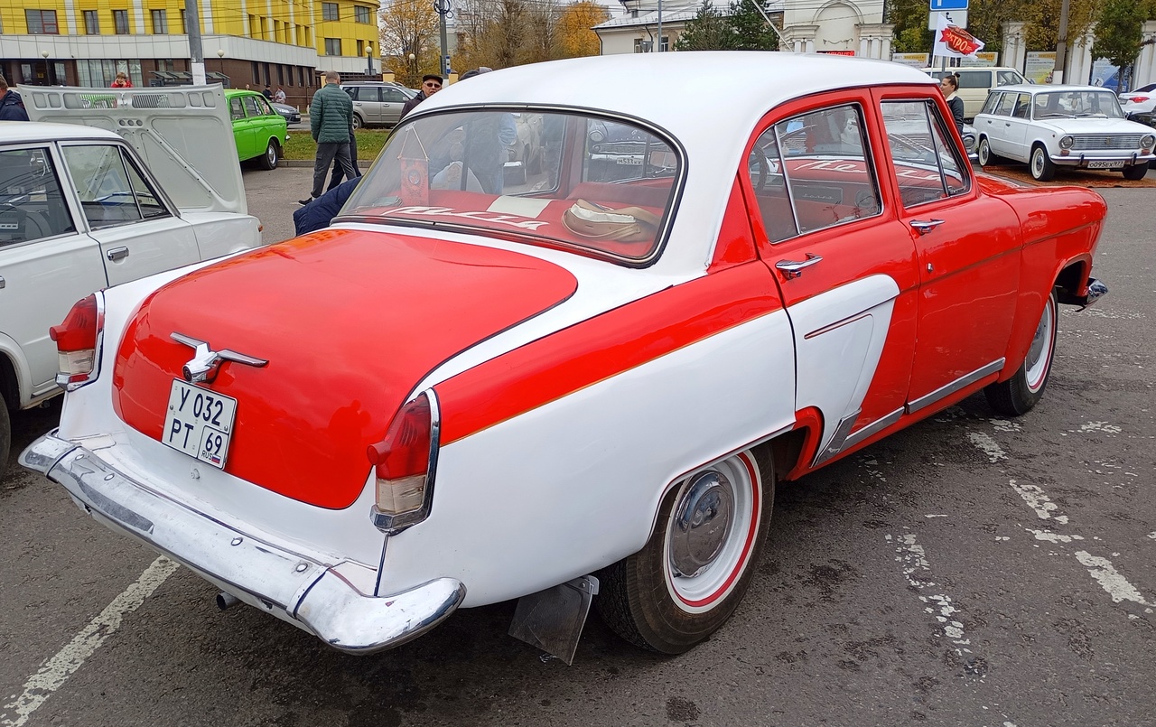 Тверская область, № У 032 РТ 69 — ГАЗ-21Р Волга '65-70; Тверская область — Закрытие сезона 2025 Тверского ретро-клуба