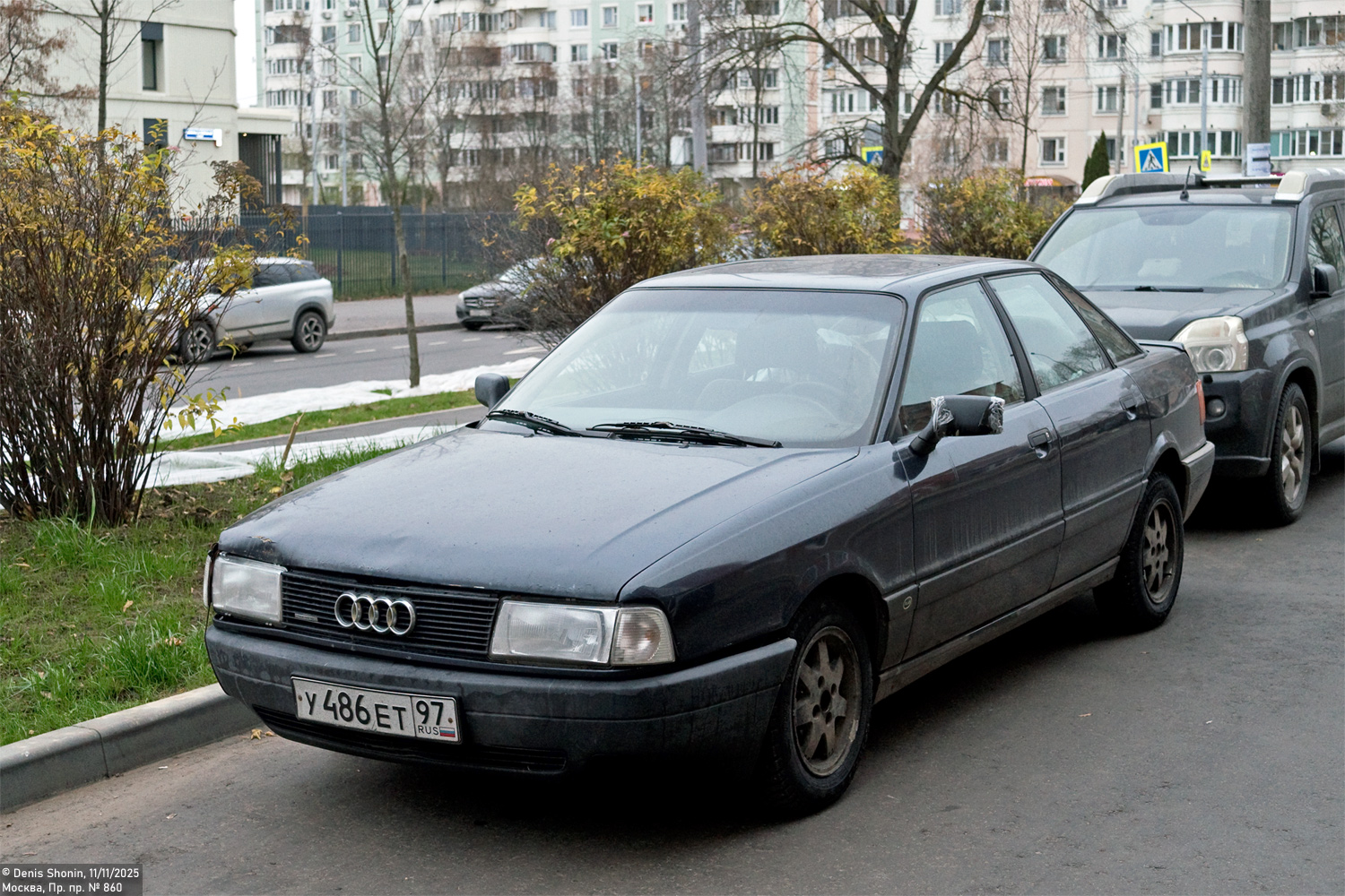 Москва, № У 486 ЕТ 97 — Audi 80 (B3) '86-91