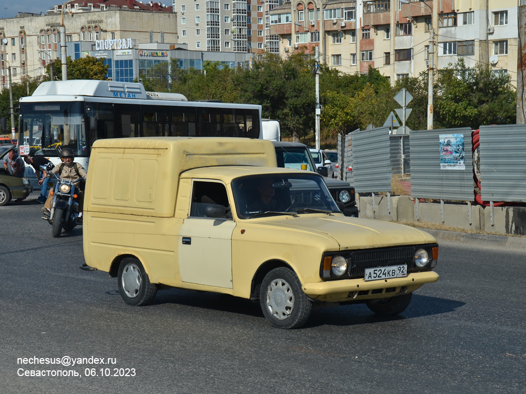 Севастополь, № А 524 КВ 92 — Иж-2715-01 '82-01