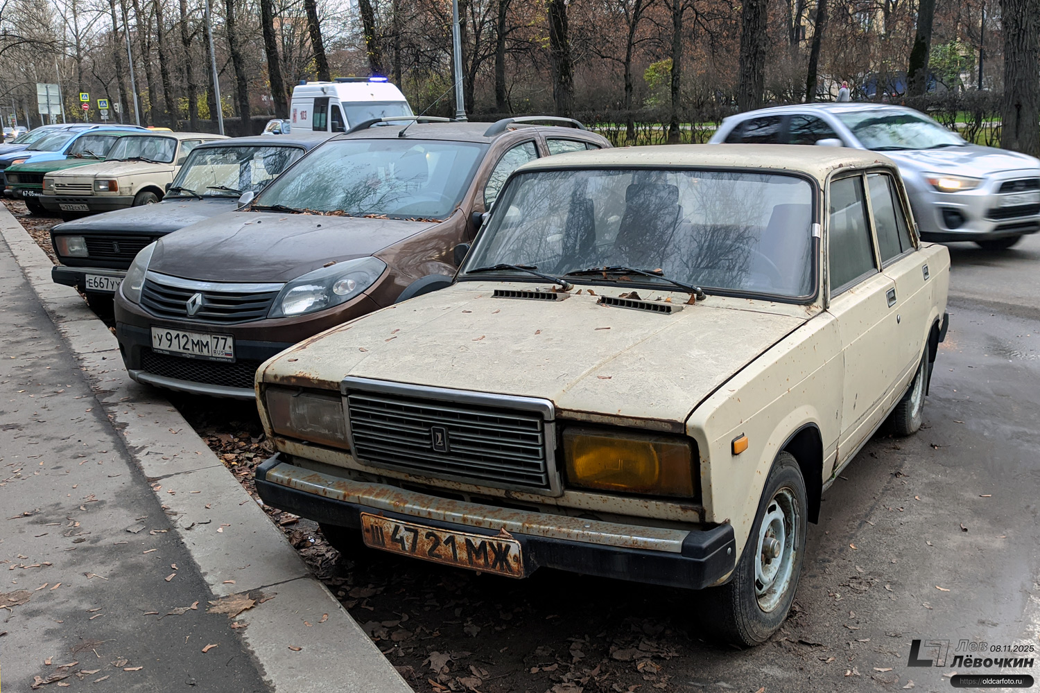 Москва, № Ш 4721 МЖ — ВАЗ-2107 Жигули '82-91