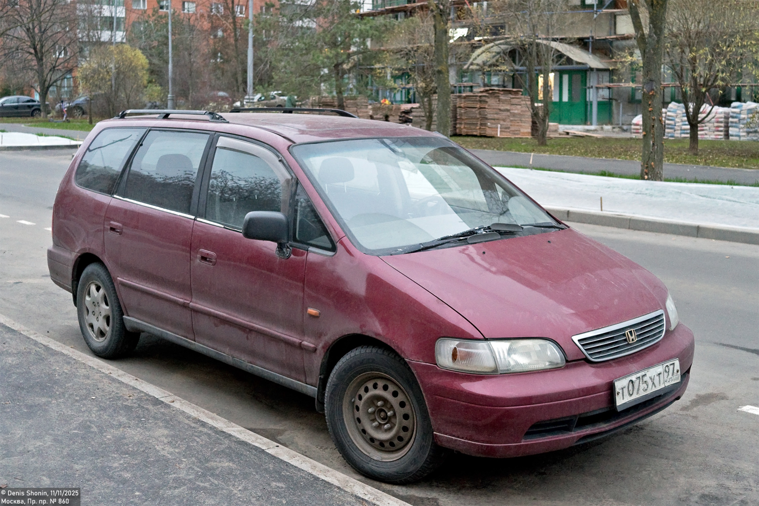 Москва, № Т 075 ХТ 97 — Honda Shuttle '95-99