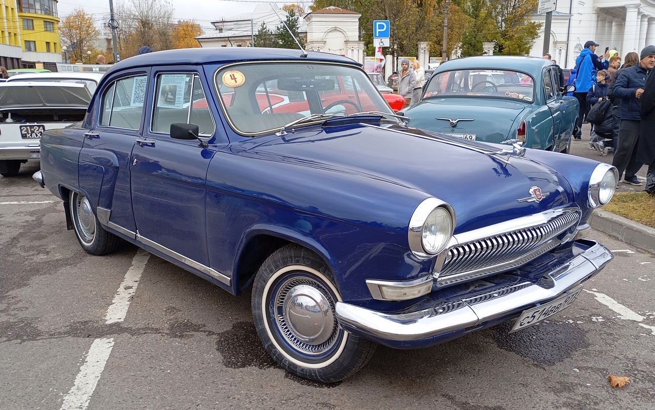 Москва, № С 514 ВВ 977 — ГАЗ-М-21И Волга '58-62; Тверская область — Закрытие сезона 2025 Тверского ретро-клуба