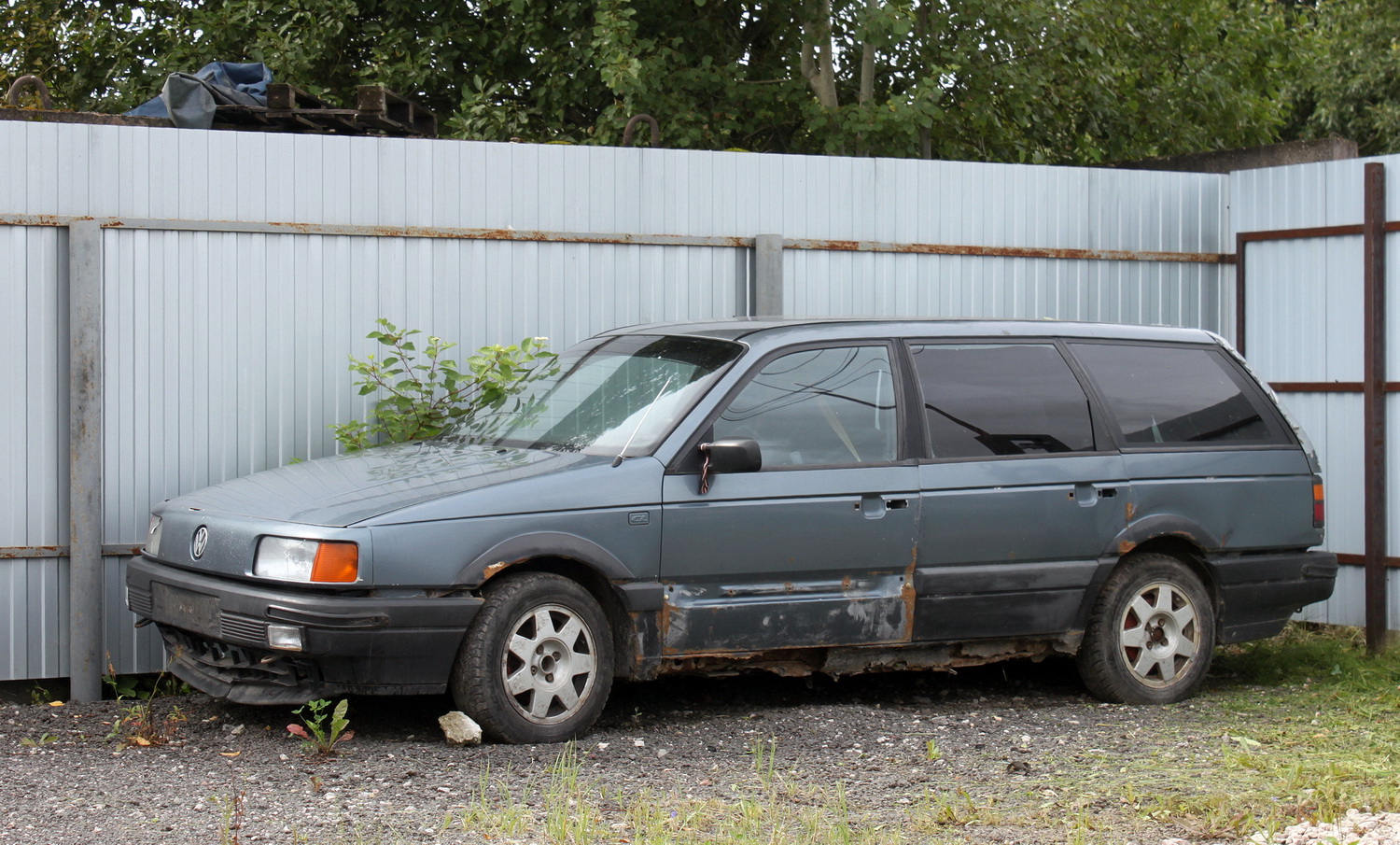 Псковская область, № (60) Б/Н 0067 — Volkswagen Passat Variant (B3) '88-93; Транспортные средства без номеров (Псковская область)