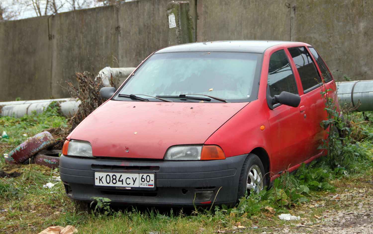 Псковская область, № К 084 СУ 60 — FIAT Punto (176) '93-00