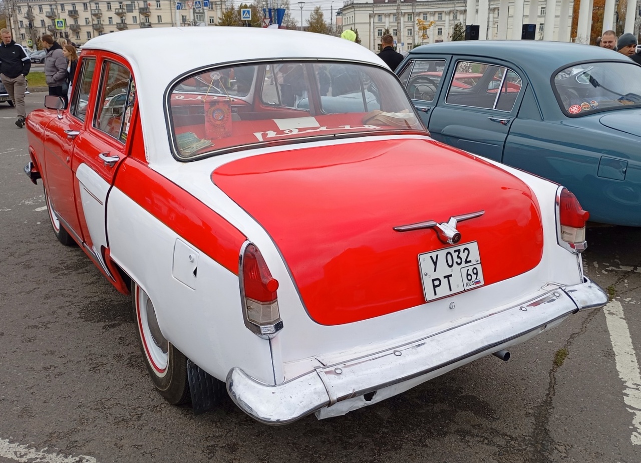Тверская область, № У 032 РТ 69 — ГАЗ-21Р Волга '65-70; Тверская область — Закрытие сезона 2025 Тверского ретро-клуба