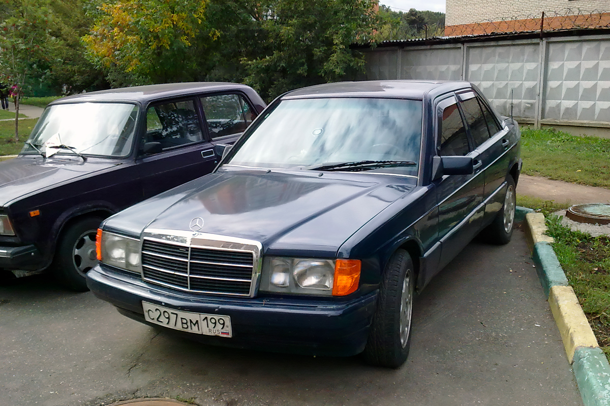 Москва, № С 297 ВМ 199 — Mercedes-Benz 190 (W201) '82-93