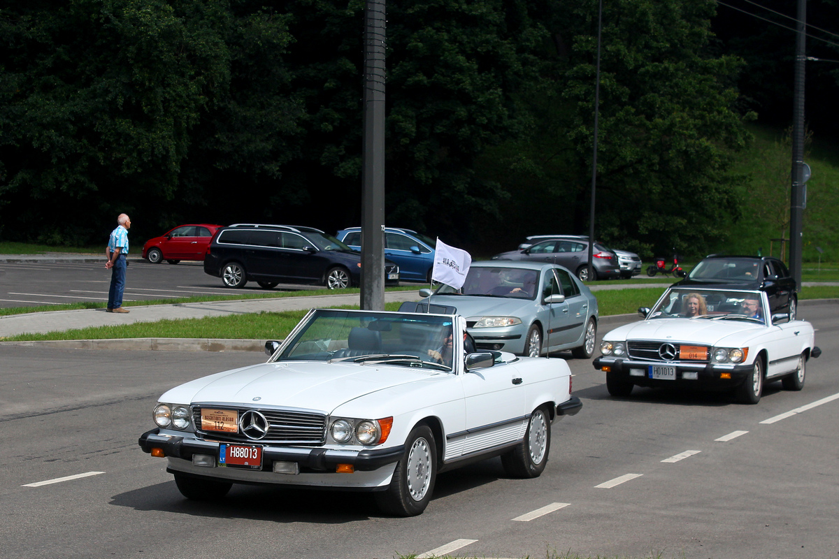 Литва, № H88013 — Mercedes-Benz (R107/C107) '71-89; Литва — Nesenstanti klasika 2025