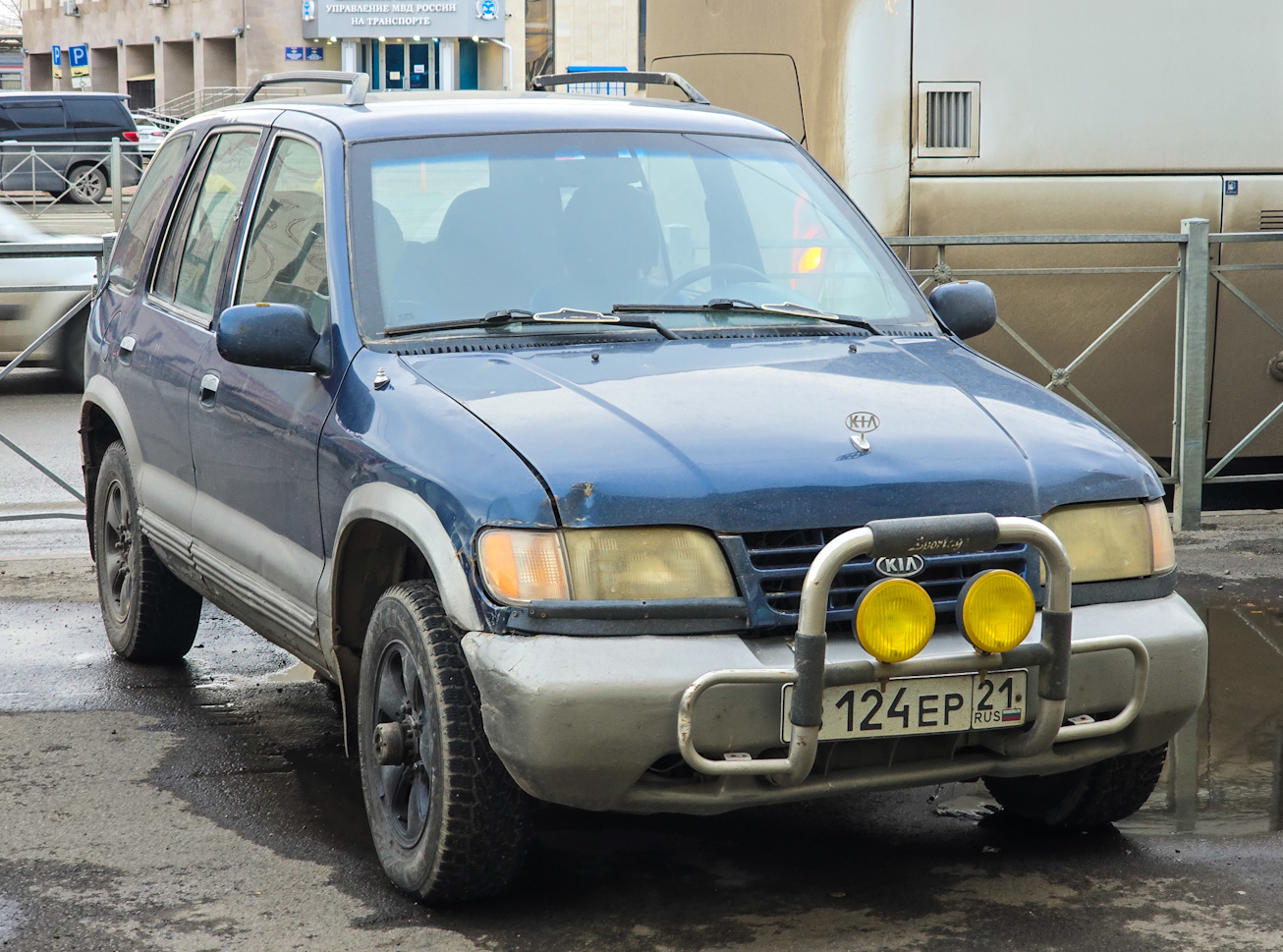 Чувашия, № В 124 ЕР 21 — Kia Sportage '93-04
