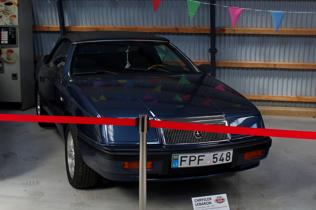 Литва, № FPF 548 — Chrysler LeBaron Coupe/Convertible (3G) '87-95