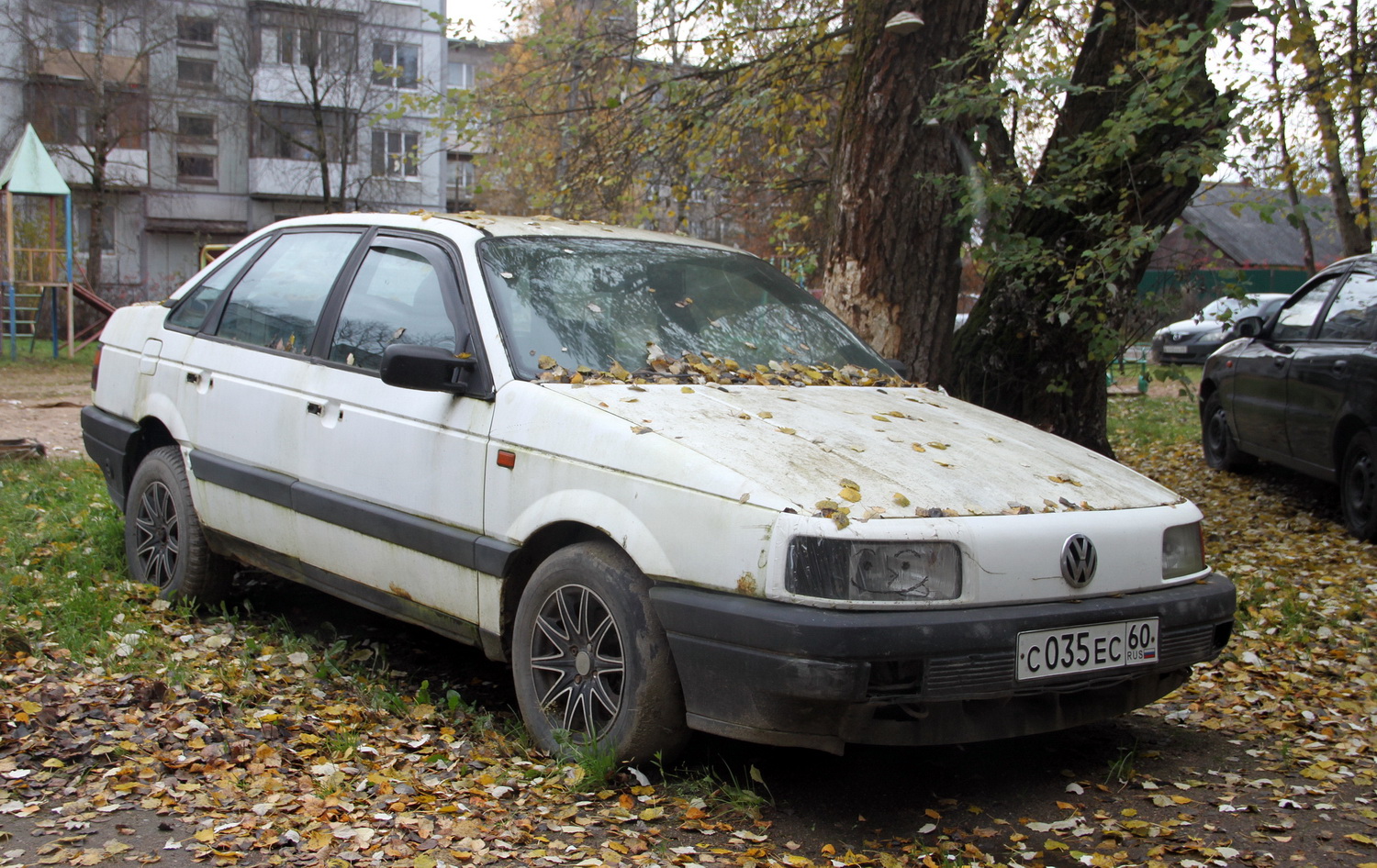 Псковская область, № С 035 ЕС 60 — Volkswagen Passat (B3) '88-93