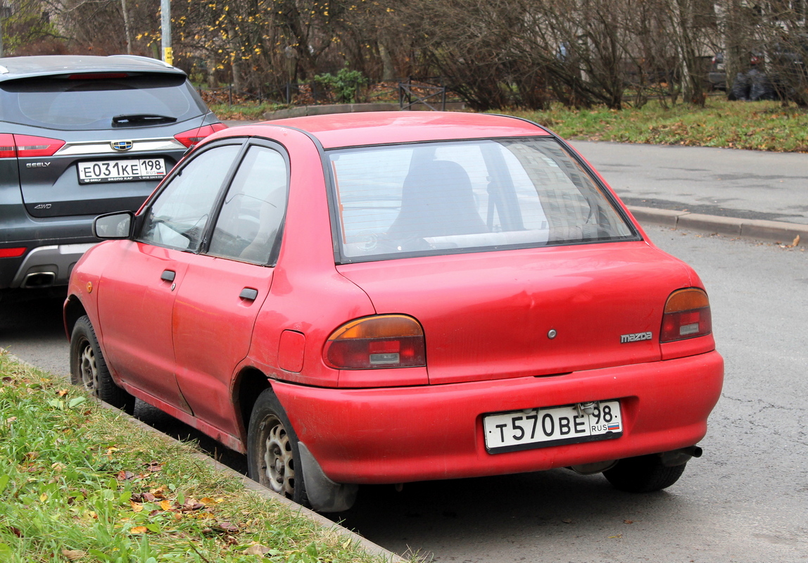 Санкт-Петербург, № Т 570 ВЕ 98 — Mazda 121 (DB) '91-96