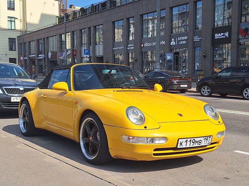 Москва, № К 119 МВ 197 — Porsche 911 (993) '93-97