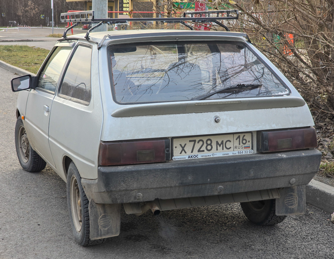 Татарстан, № Х 728 МС 16 — ЗАЗ-110218 Таврия '99-07