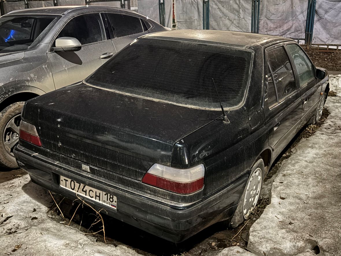 Удмуртия, № Т 074 СН 18 — Peugeot 605 '89-99