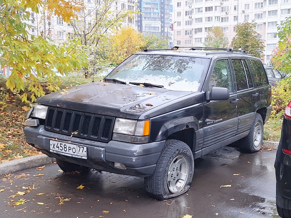 Москва, № Х 458 РО 77 — Jeep Grand Cherokee (ZJ) '92-98