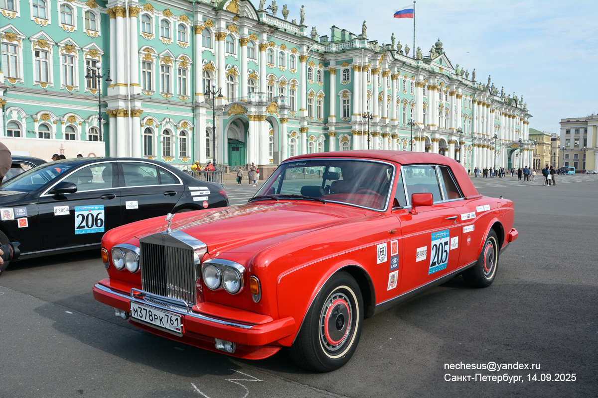 Ростовская область, № М 378 РК 761 — Rolls-Royce (Общая модель); Санкт-Петербург — Ралли "Петербург. LADA Классик Тур" 2025