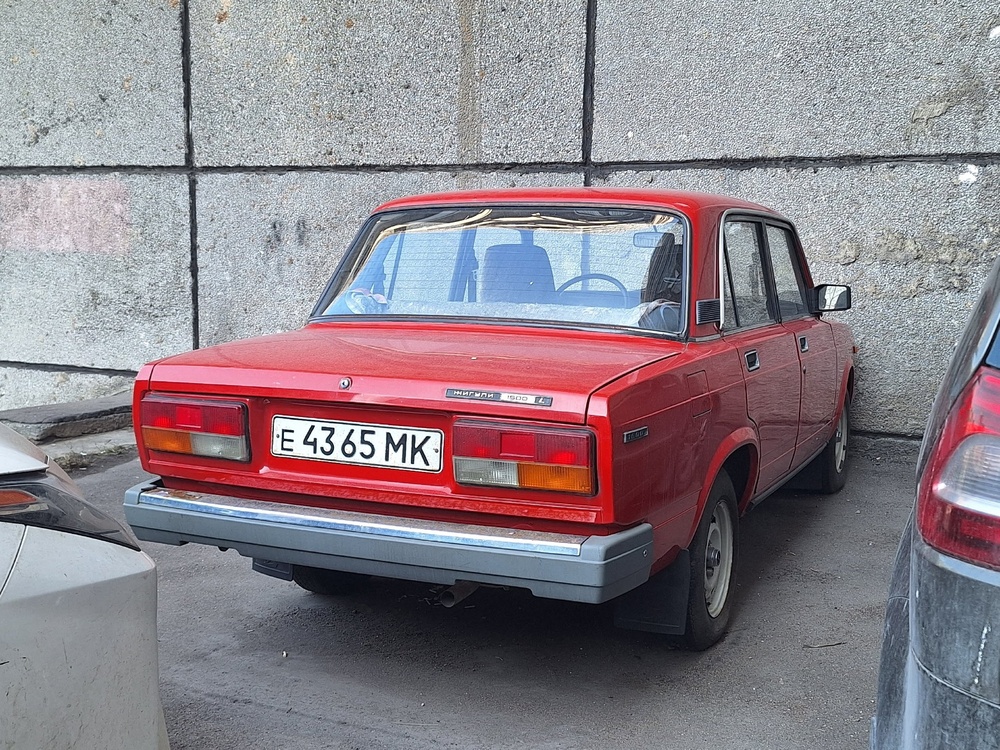 Москва, № Е 4365 МК — ВАЗ-2107 Жигули '82-91