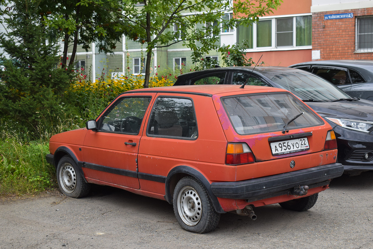 Алтайский край, № А 956 УО 22 — Volkswagen Golf (Typ 19) '83-92