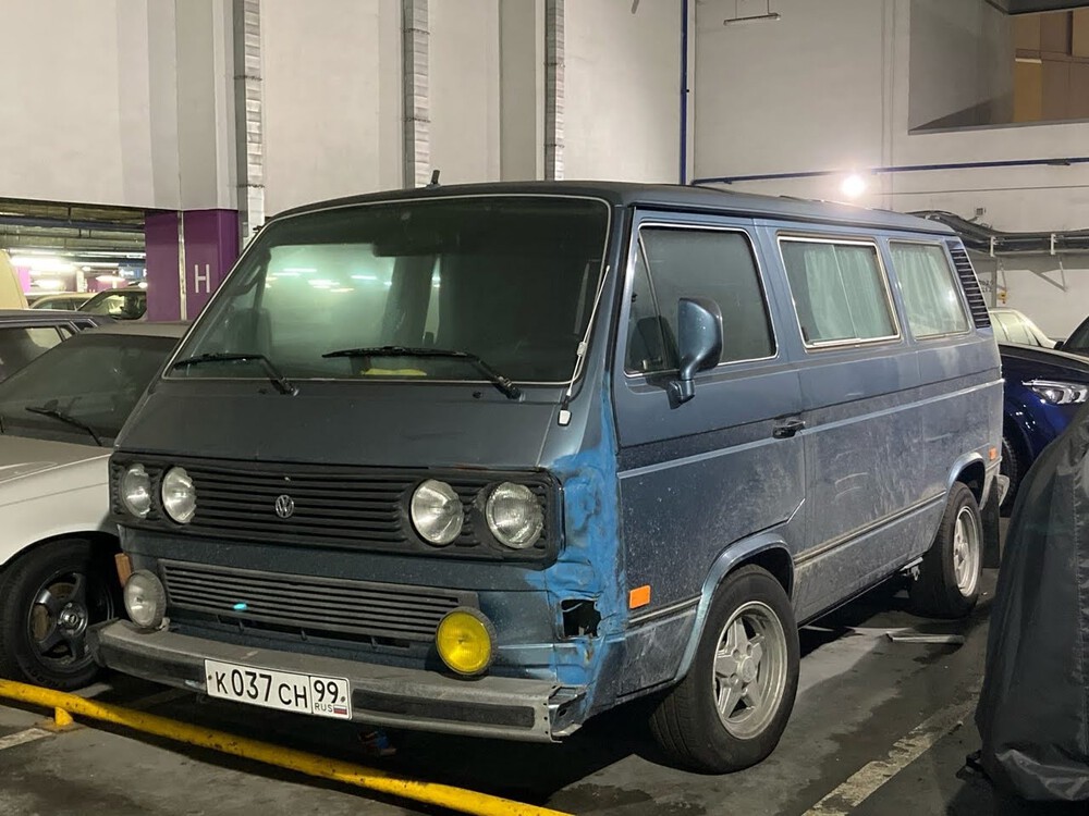 Москва, № К 037 СН 99 — Volkswagen Caravelle (T3) '81-92