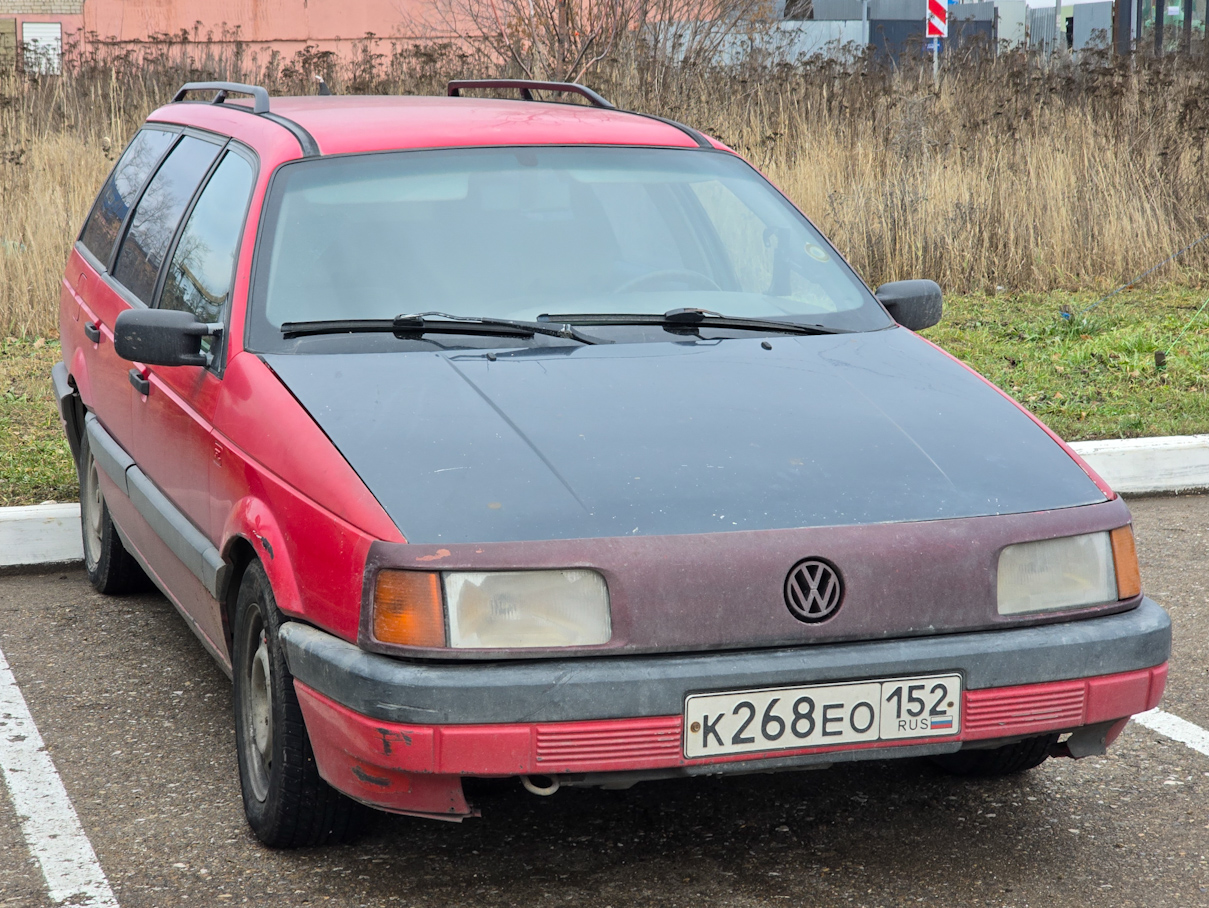 Татарстан, № К 268 ЕО 152 — Volkswagen Passat Variant (B3) '88-93