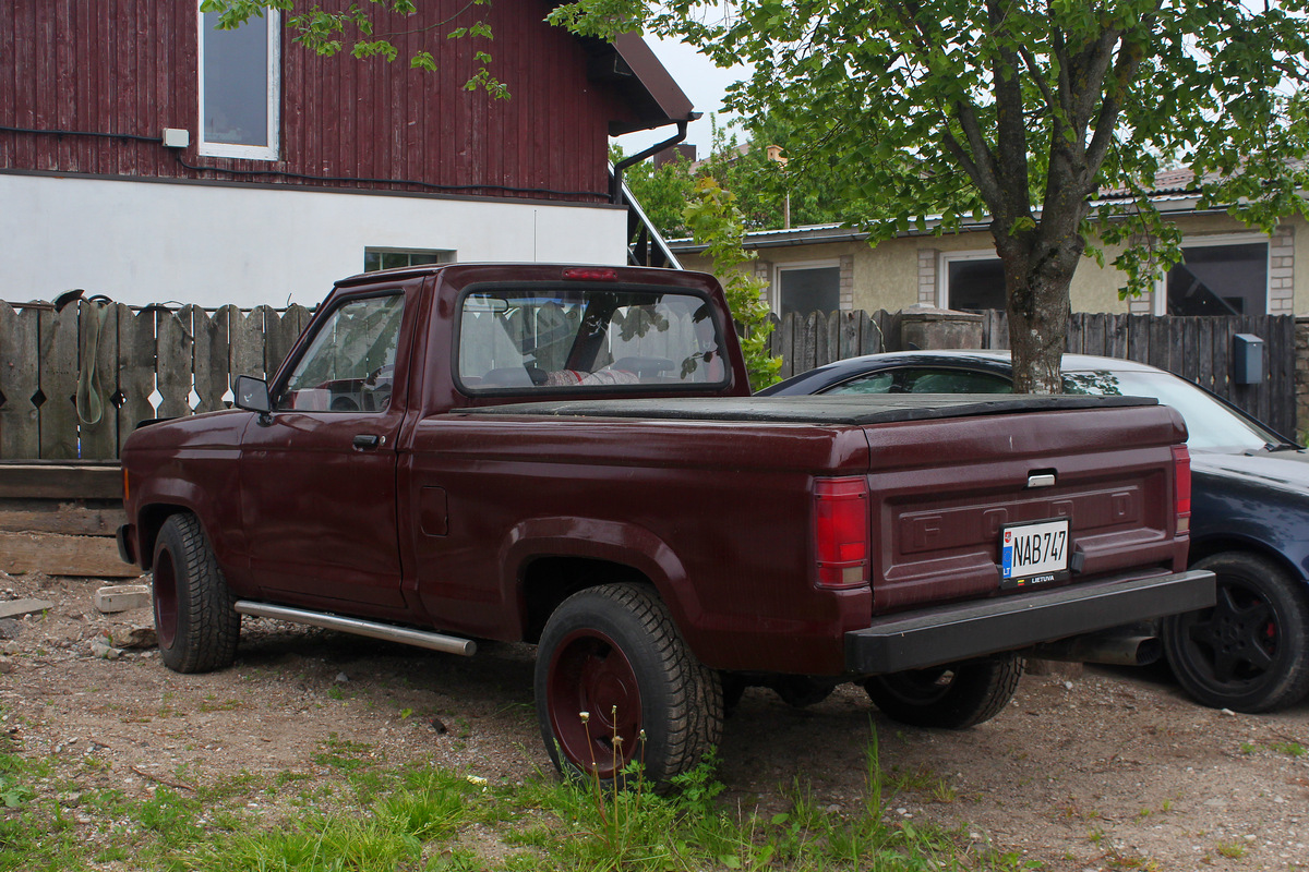 Литва, № NAB 747 — Ford Ranger (1G) '83-92