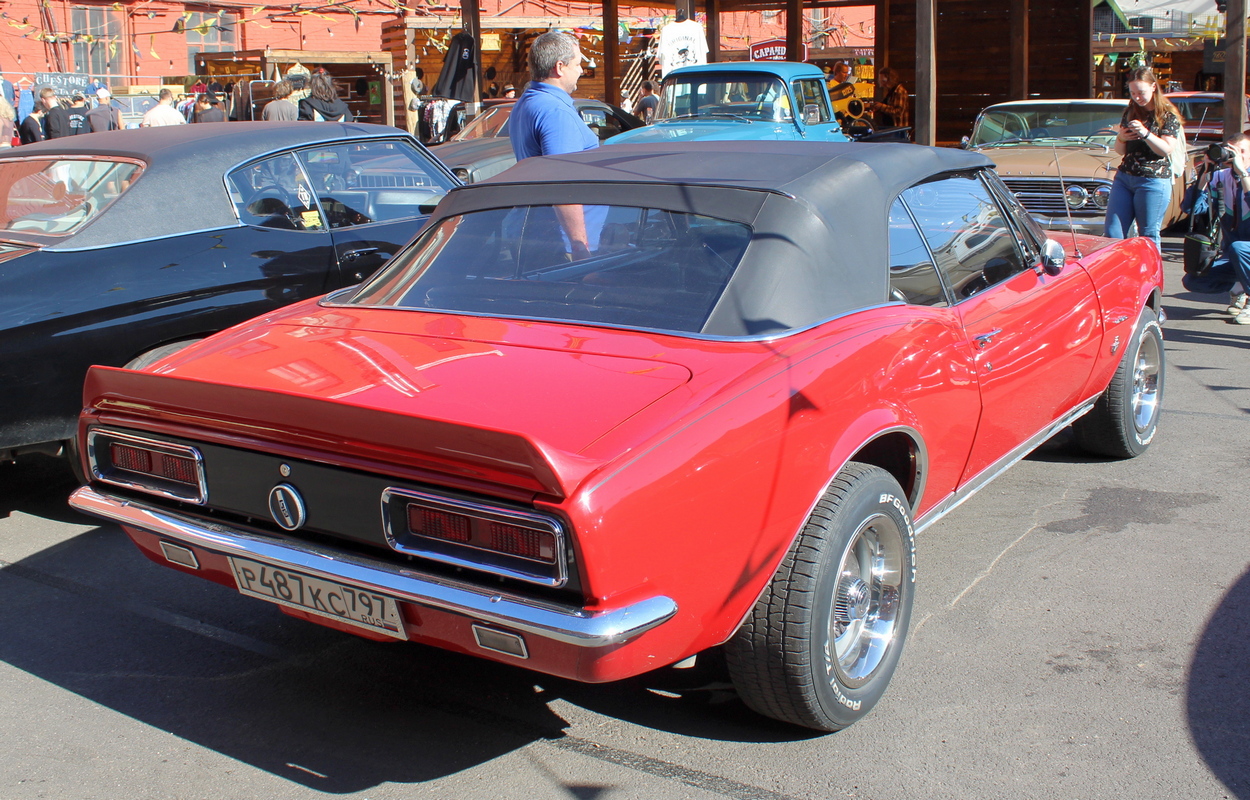 Москва, № Р 487 КС 797 — Chevrolet Camaro (1G) '66-70; Санкт-Петербург — Ежегодная выставка классических и кастомных автомобилей и мотоциклов "Original Meet"