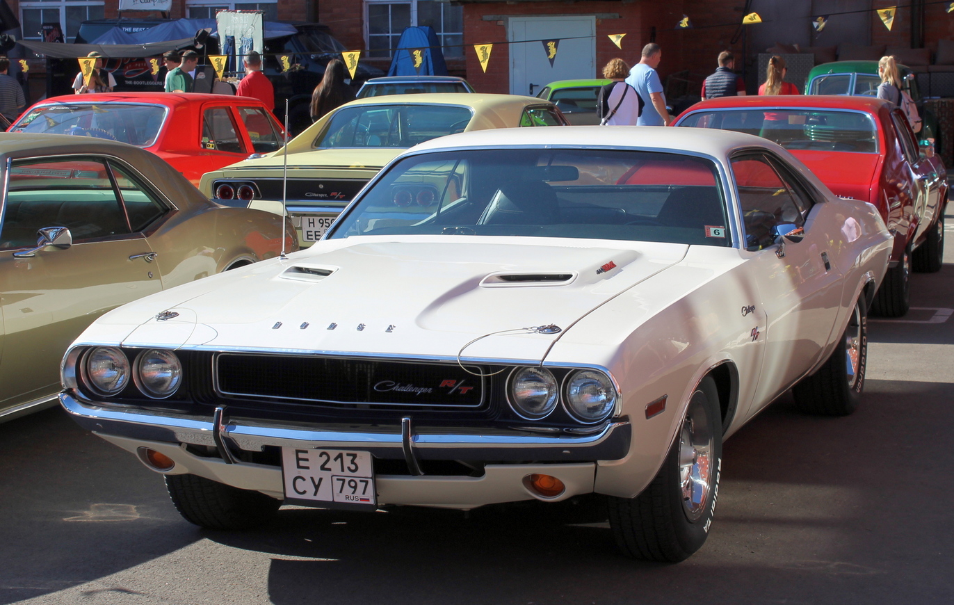 Москва, № Е 213 СУ 797 — Dodge Challenger '70-74; Санкт-Петербург — Ежегодная выставка классических и кастомных автомобилей и мотоциклов "Original Meet"