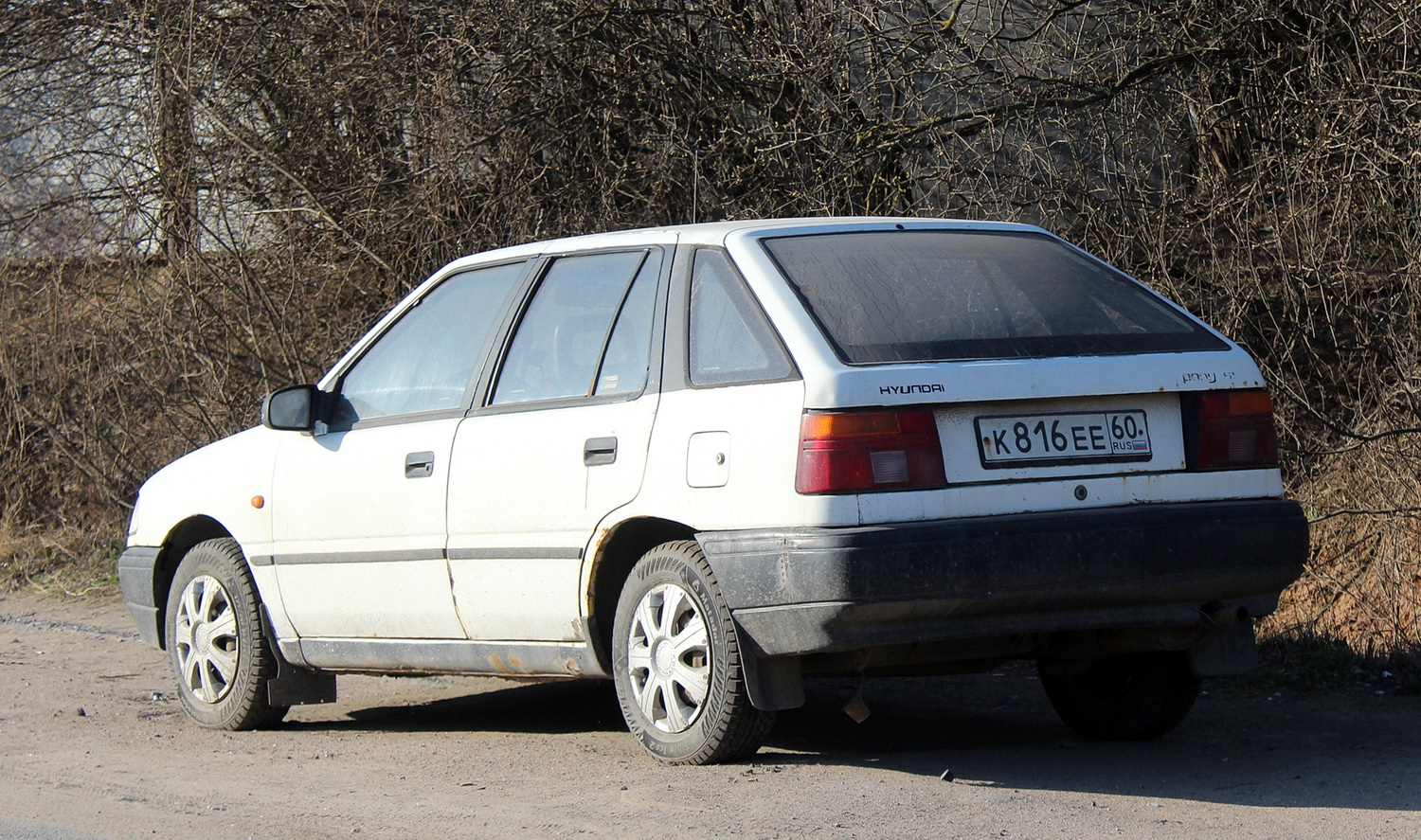 Псковская область, № К 816 ЕЕ 60 — Hyundai Pony (X2) '89-94