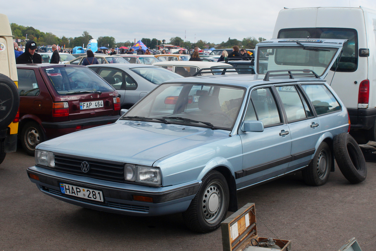 Литва, № HAP 281 — Volkswagen Passat Variant (B2) '80-88; Литва — Retro mugė 2025 ruduo