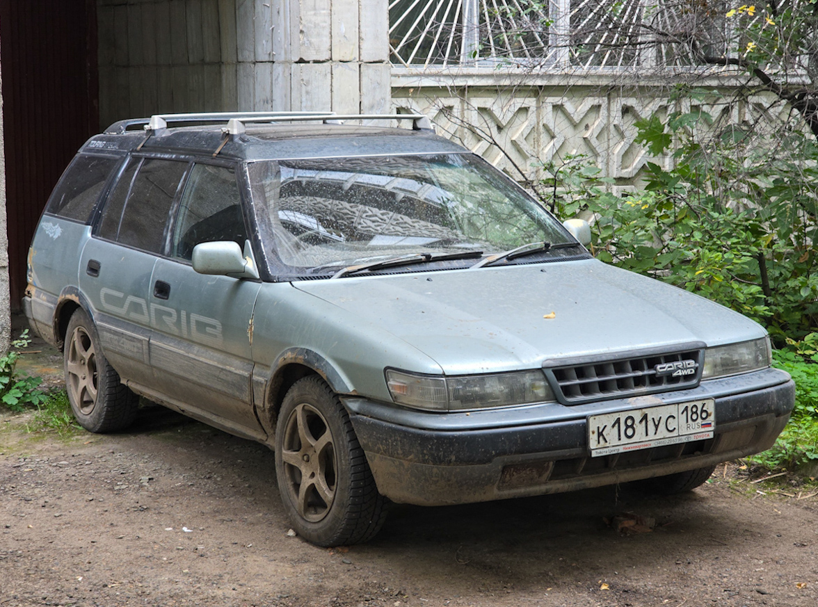 Татарстан, № К 181 УС 186 — Toyota Sprinter Carib (AE95) '88-95