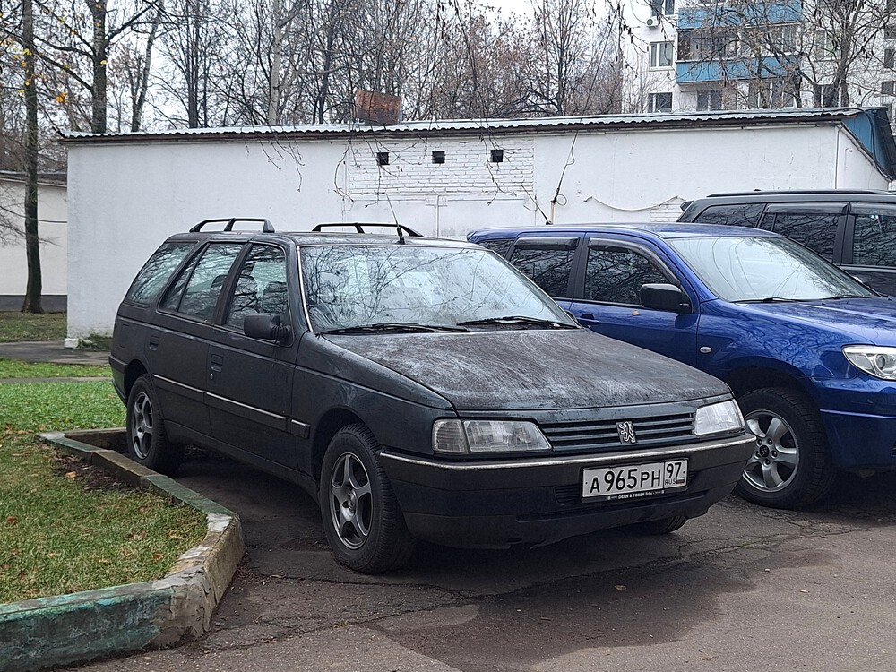 Москва, № А 965 РН 97 — Peugeot 405 '87-93