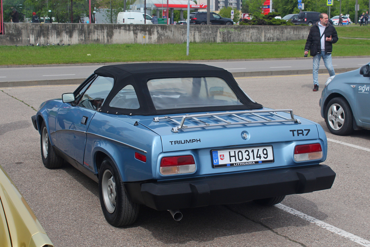 Литва, № H03149 — Triumph TR7 '75-81; Литва — Classic Auto Show Kaunas 2025