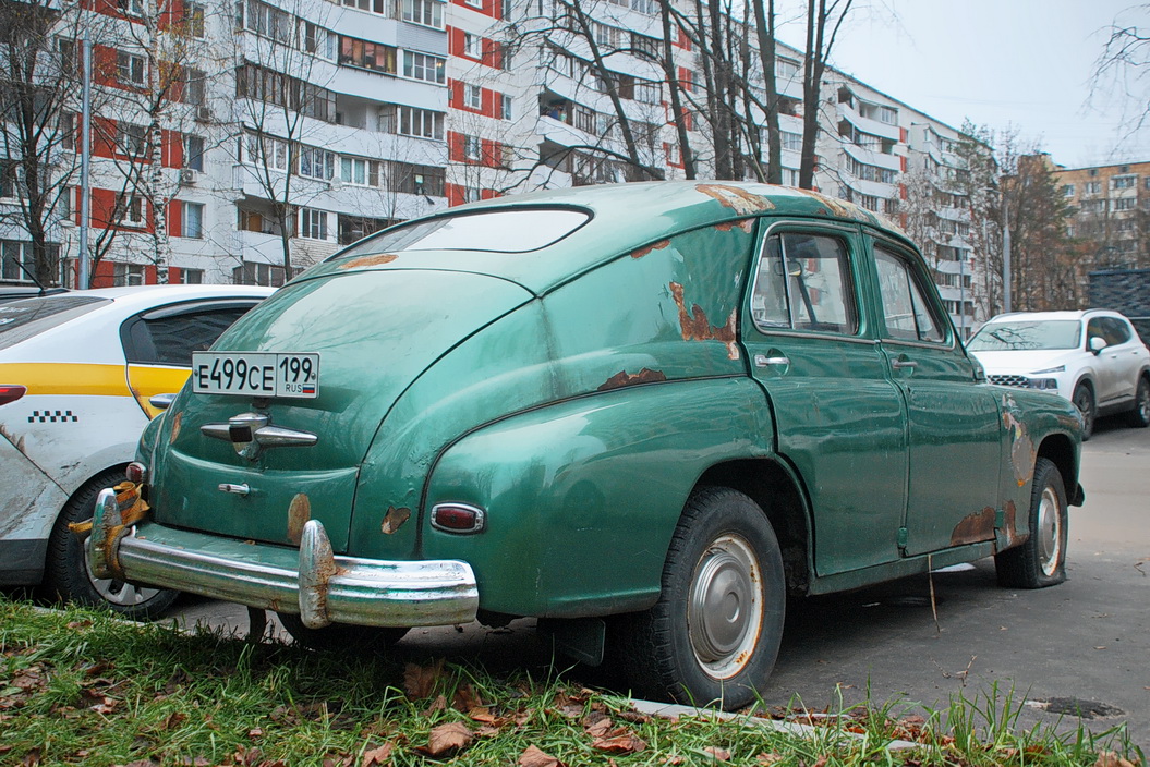 Москва, № Е 499 СЕ 199 — ГАЗ-М-20В Победа '55-58