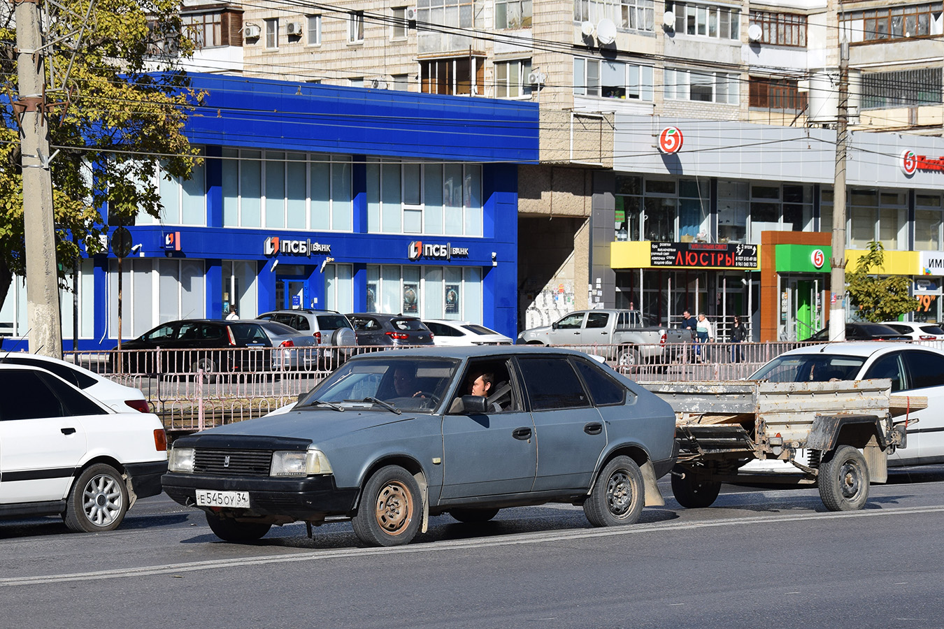 Волгоградская область, № Е 545 ОУ 34 — Москвич-214122 '94-98